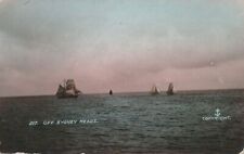 Sailing Ships off Sydney Heads near coast of Australia - pm 1906 - DB picture