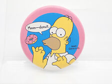 Homer Simpson Mmm Doughnut The Simpsons Vintage Button picture