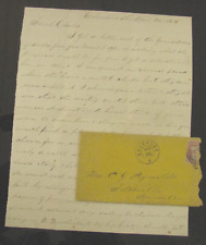 CIVIL WAR 101ST OHIO LETTER COLUMBUS ON ARMY SYTATIONARY picture