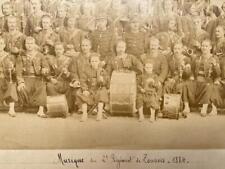 1884 Albumen Photograph French Zouaves Military Band Musique Du 2nd Zouaves picture