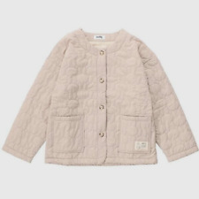 miffy Quilted Jacket Women's Long Sleeve Collarless Beige Dick Bruna M picture