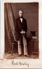 Lord Cowley Vintage CDV Albumen Print. Henry Richard Charles Wellesley (Mayfai picture