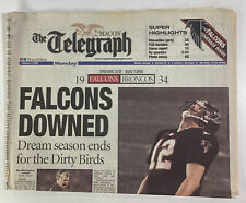 Macon Georgia Telegraph Newspaper Feb 1, 1999 Atlanta Falcons Superbowl Party picture