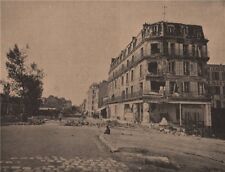 PARIS COMMUNE 1871. Grande Rue d'Asni�res, Caf� Cosselin (Avril 1871) c1873 picture