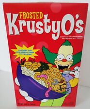 Simpsons Frosted Krusty O's Cereal Full Box Unopened picture