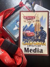 DCA Disneyland Cars Land Opening day press media credentials Lanyard pass 2012 picture