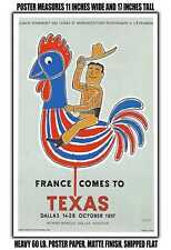 11x17 POSTER - 1957 France Comes to Texas Dallas picture