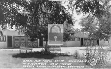 Open Air Hotel Camp Cottages Albuquerque New Mexico NM Reprint Postcard picture