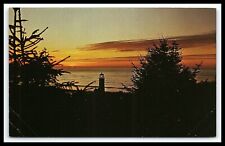 Ilwaco Washington North Head Lighthouse Postcard Long Beach Peninsula  pc116 picture