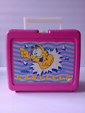 1978 Garfield Lunch Box - Pink - Vintage - No Thermos  picture
