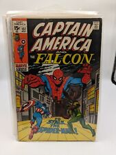 Captain America #137 Marvel Comics 1971 -  1st meeting Spider-Man & Falcon picture
