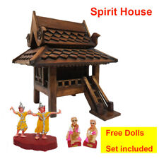 Thai Spirit House Antique Sculpture 9.5