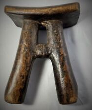 Vintage Antique Hand-Carved Wood African Turkana Chief's Headrest A-Frame KENYA picture