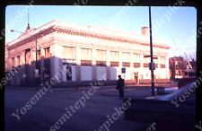 sl78 Original slide 1968 Chicago street scene building 452a picture