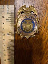 badge vintage. Very Nice Brass “Building Inspector Rockville Center NY” picture
