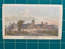 Centennial Exposition trade card - Agricultural Hall - medical trade card picture