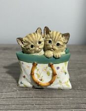 Lenox A Tote For Two Kitten Cat Purse Sculpture picture