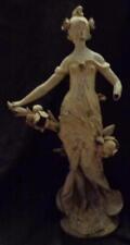 Antique Spelter Figural Statue - GORGEOUS ART NOUVEAU ca. 1900 - GREAT PIECE picture