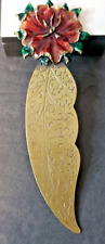 Vintage Ashleigh Manor Letter Envelope opener with flower 6 inch picture
