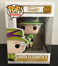 Funko Pop Royals Queen Elizabeth II Green Vinyl Pop Figure #01 picture