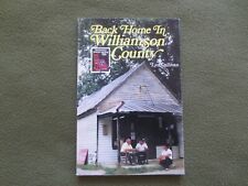 Back Home in Williamson County, Tennessee SIGNED 1986 Sullivan 44 Towns + Photos picture