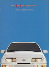 1988 Merkur XR4Ti Sales Brochure for Lincoln-Mercury dealers in USA 1/1988 picture