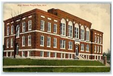 1908 High School Building Exterior Fergus Falls Minnesota MN Posted Postcard picture