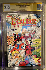 EXCALIBUR SPECIAL EDITION #NN CGC 8.0 WP SS Signed Chris Claremont 1st App. 1987 picture