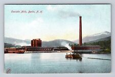 Berlin NH-New Hampshire, Cascade Mills, Antique, Vintage Souvenir Postcard picture