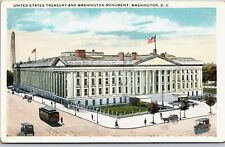 Washington DC, United States Treasury Building, Trolley, Horse/Buggy WB Unposted picture