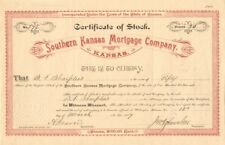 Southern Kansas Mortgage Co. - Stock Certificate - Real Estate picture