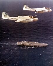 US Navy Grumman A-6 Intruder Aircraft USS Kitty Hawk 8x10 Vietnam War Photo 567 picture