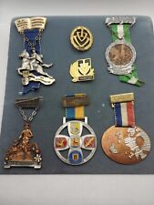 Set of 7 Vintage German Hiking Competition Medals picture
