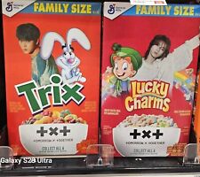 K-POP TXT TOMORROW X TOGETHER Trix  & Lucky Charms General Mills Cereal picture