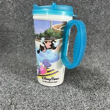 Vintage Disney Parks Resort Travel Mug 90's Cup Coffee Plastic Lid Handle World picture