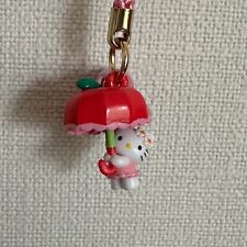 Hello Kitty Red Umbrella Vintage Keychain charm 2004 SANRIO Gotochi strap #717 picture
