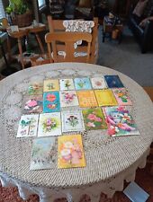 Lot of 19 Vintage 70’s Sister, Daugther & Female Birthday Cards.   Used. picture