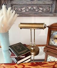Vintage Brass Bankers Lamp- MCM picture
