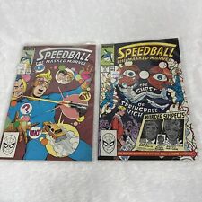 Marvel #9 and #4 Speedball The Ghost of Springdale High Lot of 2 Comic Books picture