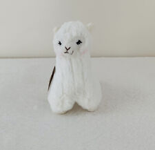 Amuse Japan White Mascot Keychain Soft Plush Kawaii Alpaca Anime Collectible Toy picture