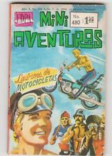 MINI AVENTURAS #480 MEXICAN MINI COMIC 1976 MOTORCYCLE ROBBERING GANG -C picture