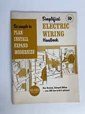 Vintage 1964 Sears Roebuck & Co. Simplified Electric Wiring Handbook Soft Cover picture