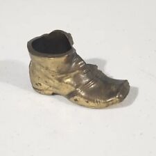 Vintage Brass Boot, Shoe, Figure Peerage England  picture