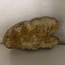 Rare Vintage Art One of a Kind Mushroom Carved Real picture