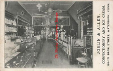 CT, Waterbury, Connecticut, Joslin & Allen Confectionery & Ice Cream Store, 1915 picture