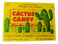 Cactus Candy Company 1/2 LB Box Arizona Prickly Pear Cactus Candy picture