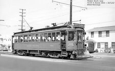 PACIFIC ELECTRIC RAILWAY,VINTAGE,PHOTO,LOS ANGELES,STREETCAR,INTERURBAN,1940s,PE picture