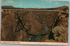 Vintage Postcard Crooked River Gorge Oregon Crooked River Bridge picture