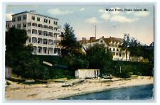 1911 Water Front, Peaks Island, Casco Bay Maine ME Antique Posted Postcard picture