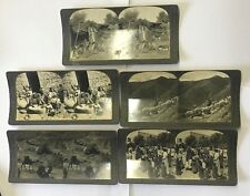 Set of 5 Stereoscopic View Cards Palestine picture